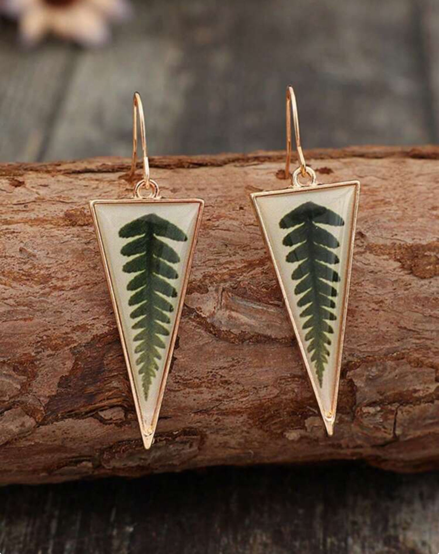 Pine Leaf Earrings