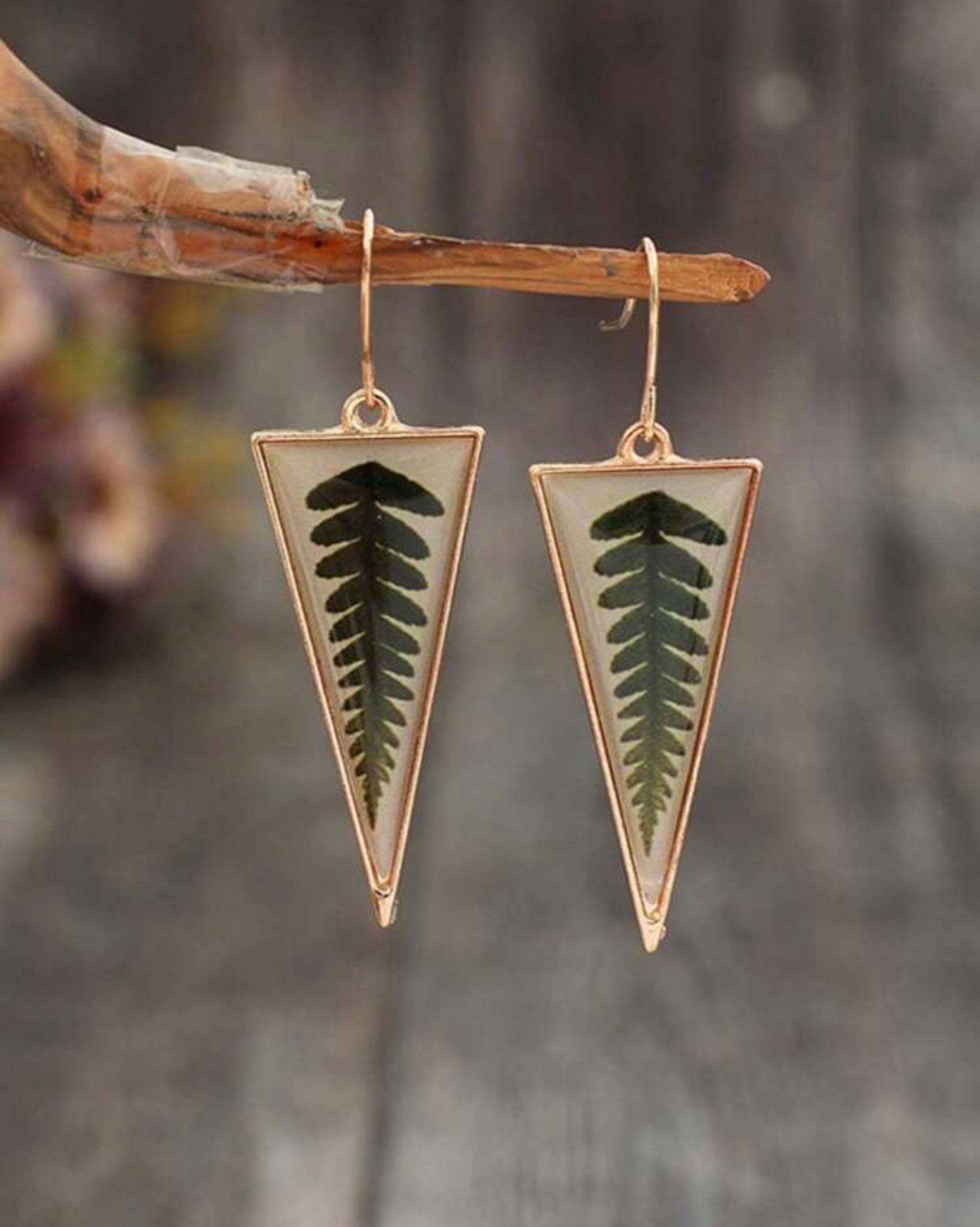 Pine Leaf Earrings