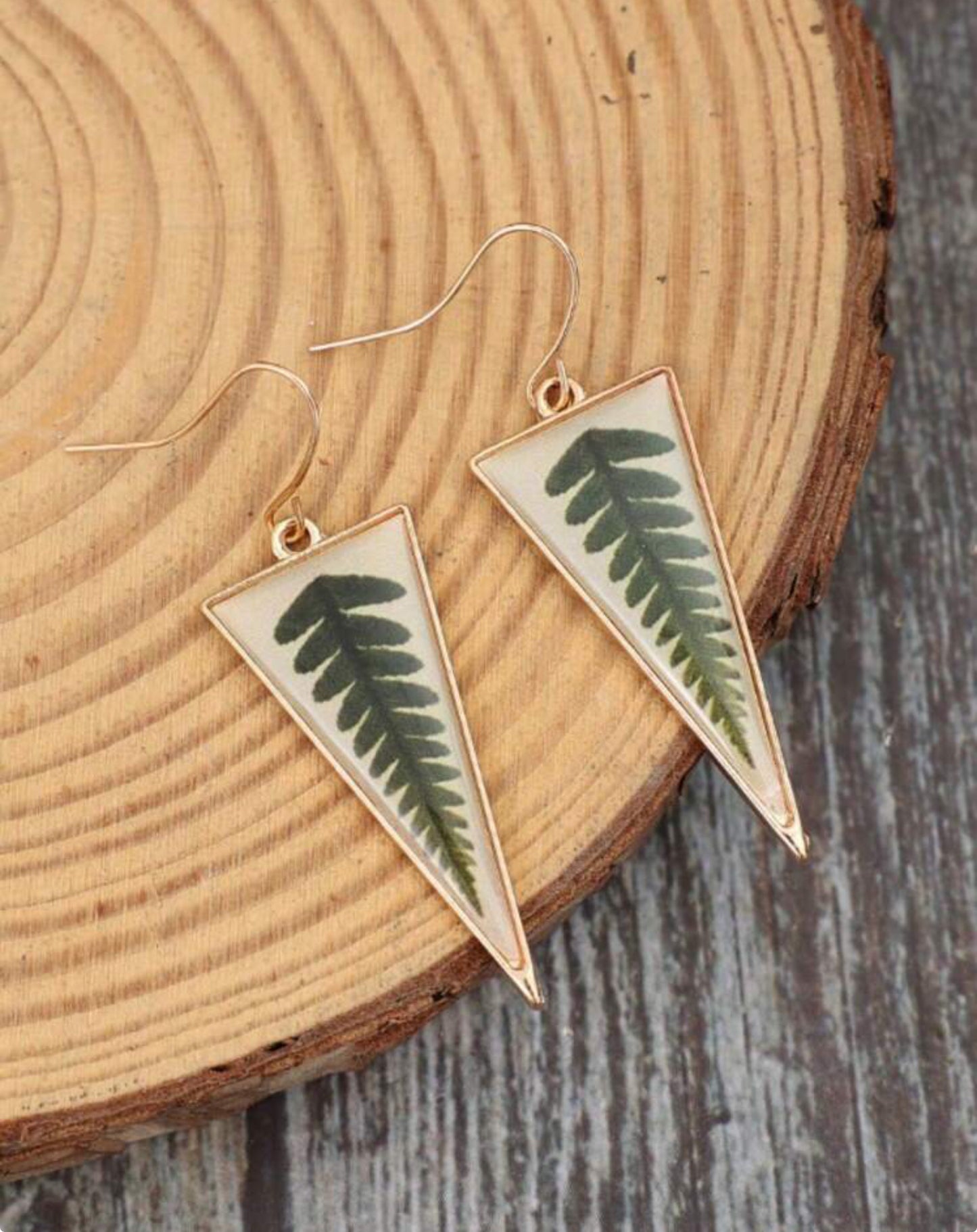 Pine Leaf Earrings