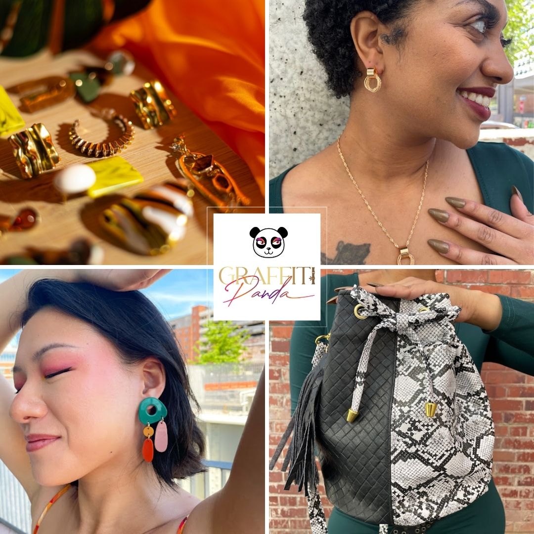 Graffiti Panda - Bold & Handmade Hypoallergenic Accessories Graffiti Panda - Bold & Handmade Hypoallergenic Accessories