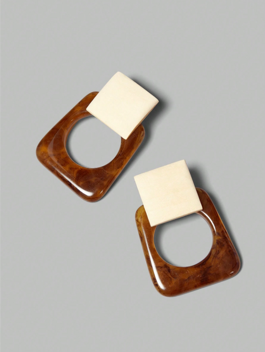 Cognac Ruth Earrings