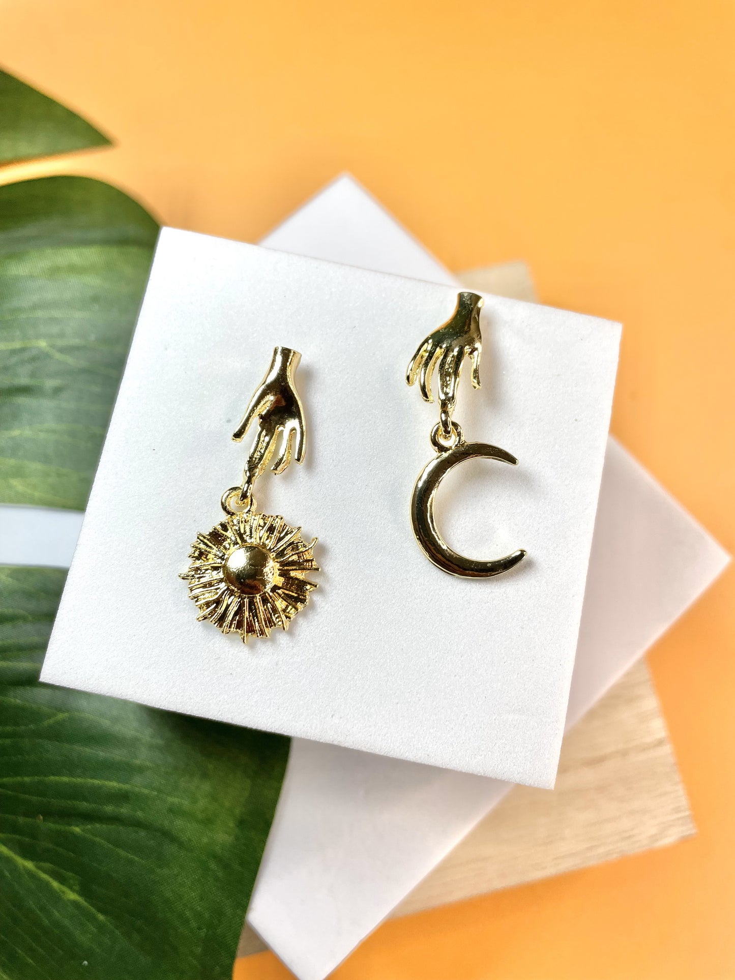 Sun Moon Earrings