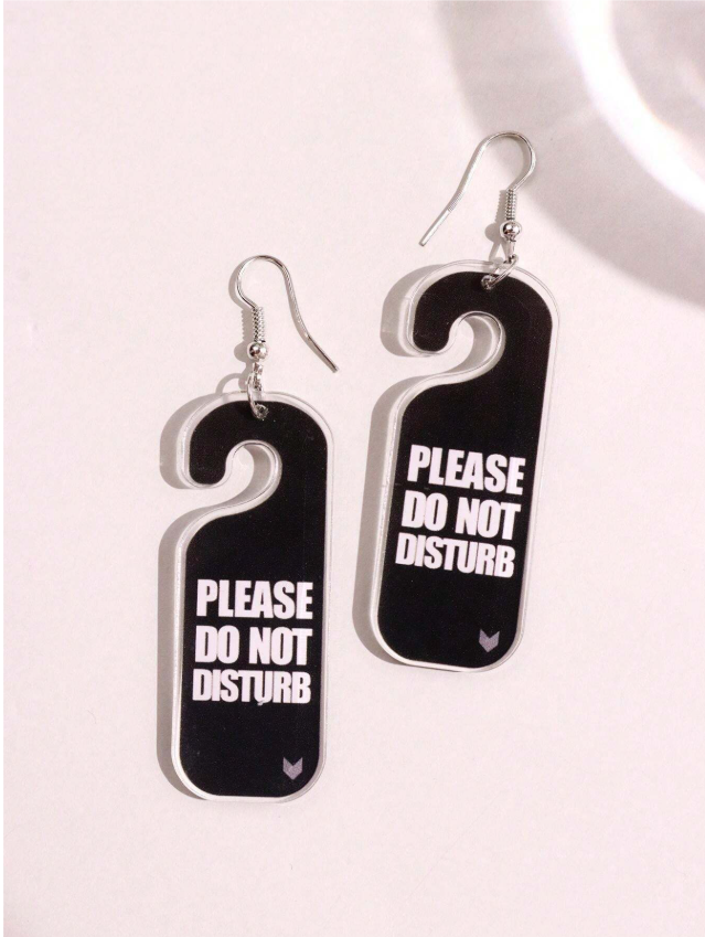 Please Do Not Disturb Earrings