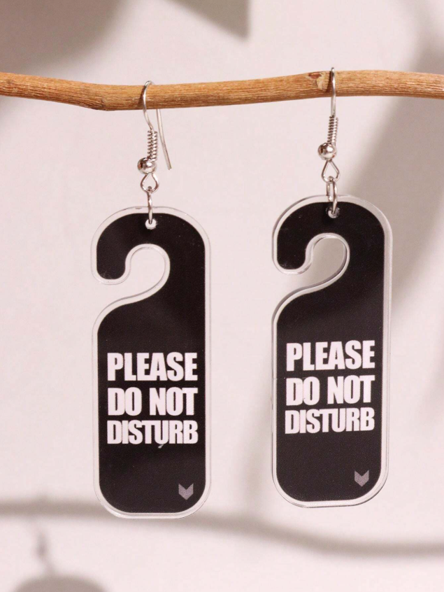 Please Do Not Disturb Earrings