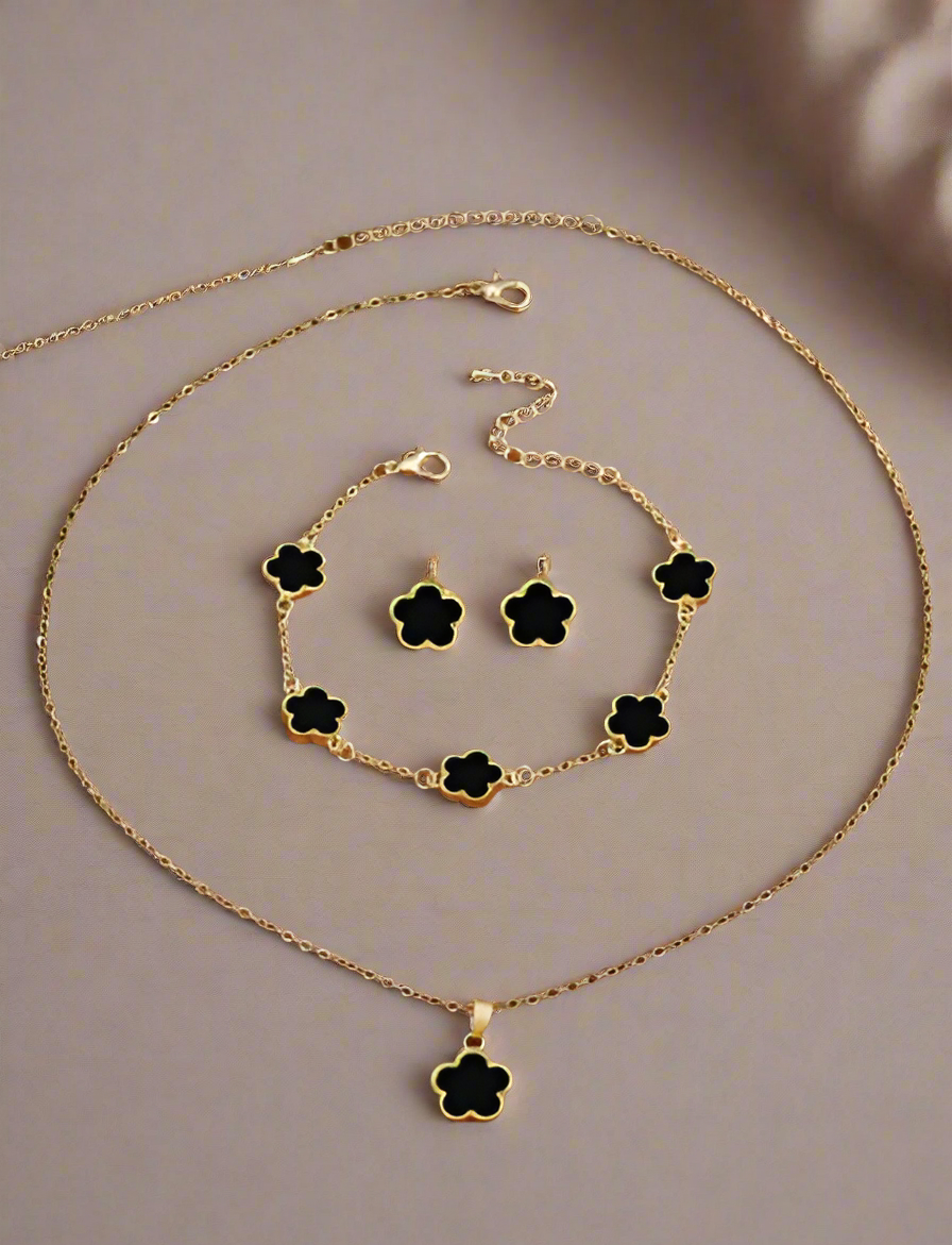 Peplum Necklace Set