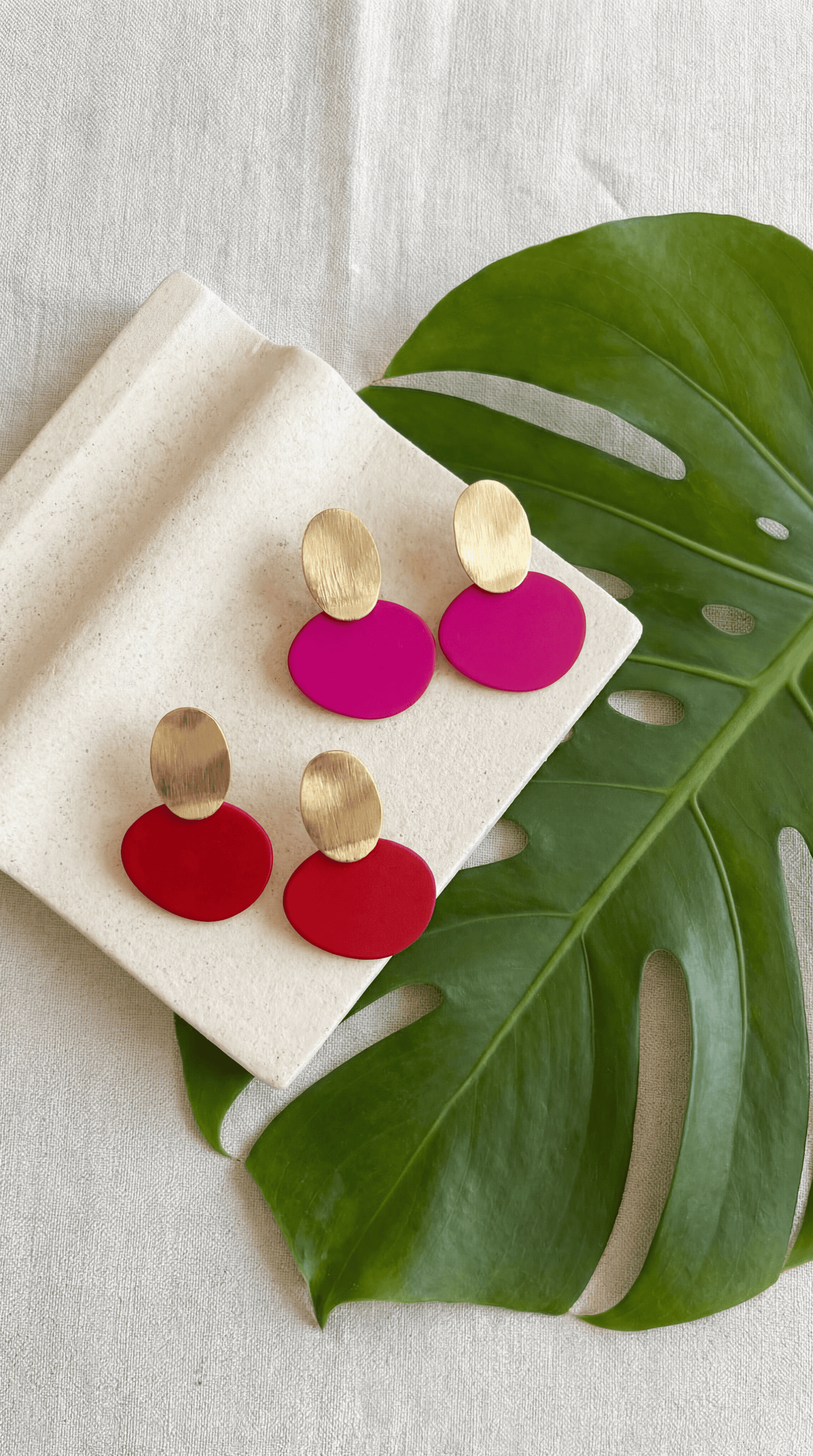 Rose Petal Earrings