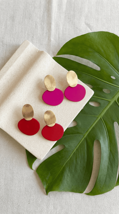 Rose Petal Earrings