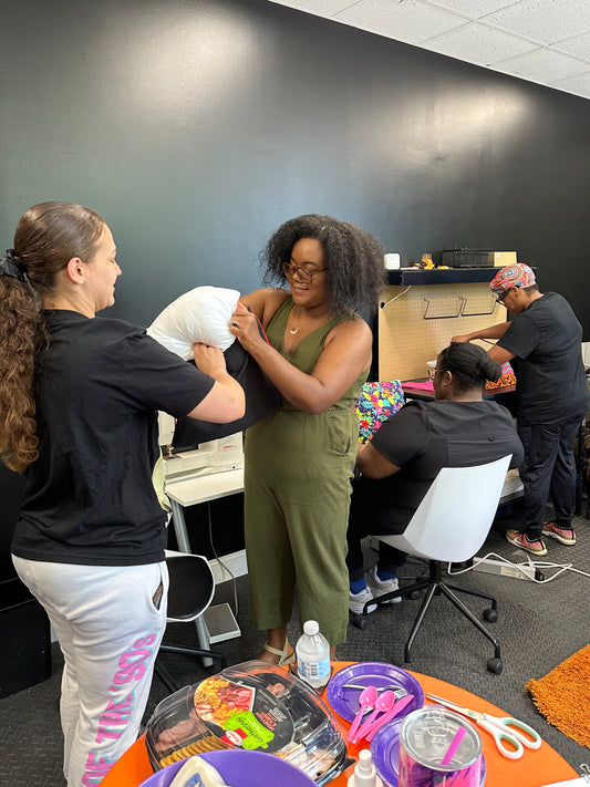 Sew Cool with Graffiti Panda - Satin Bonnet Edition