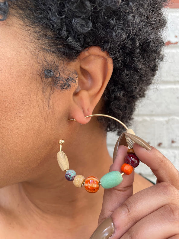 Safari Hoop Earrings