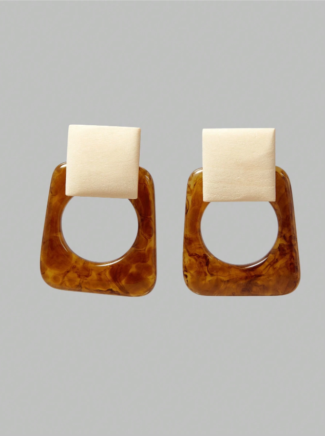 Cognac Ruth Earrings