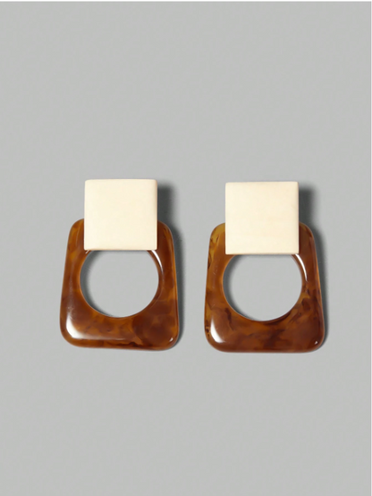 Cognac Ruth Earrings