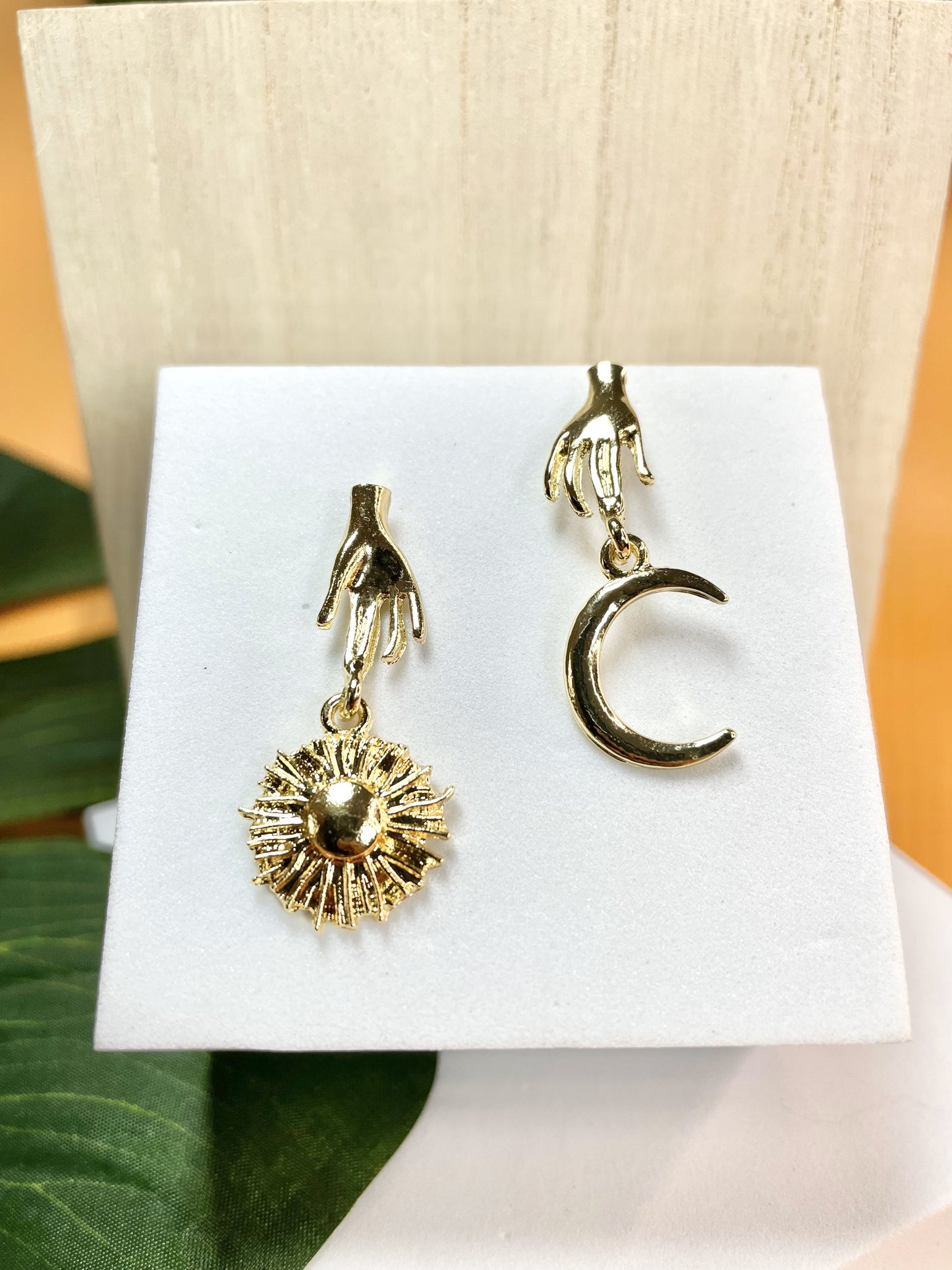 Sun Moon Earrings