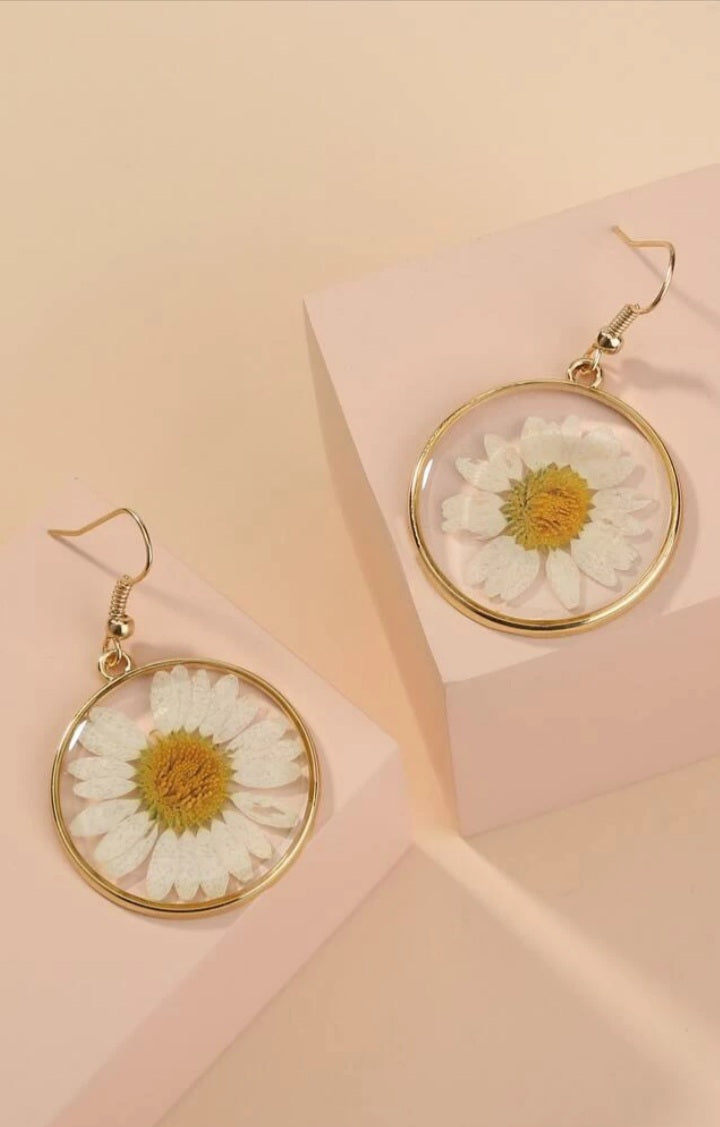 Water Daisy Earrings