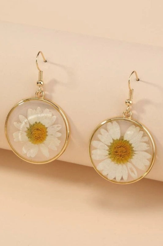 Water Daisy Earrings