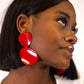 Red Cupid Earrings