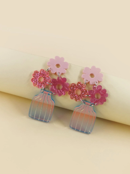 Vase Blossom Earrings