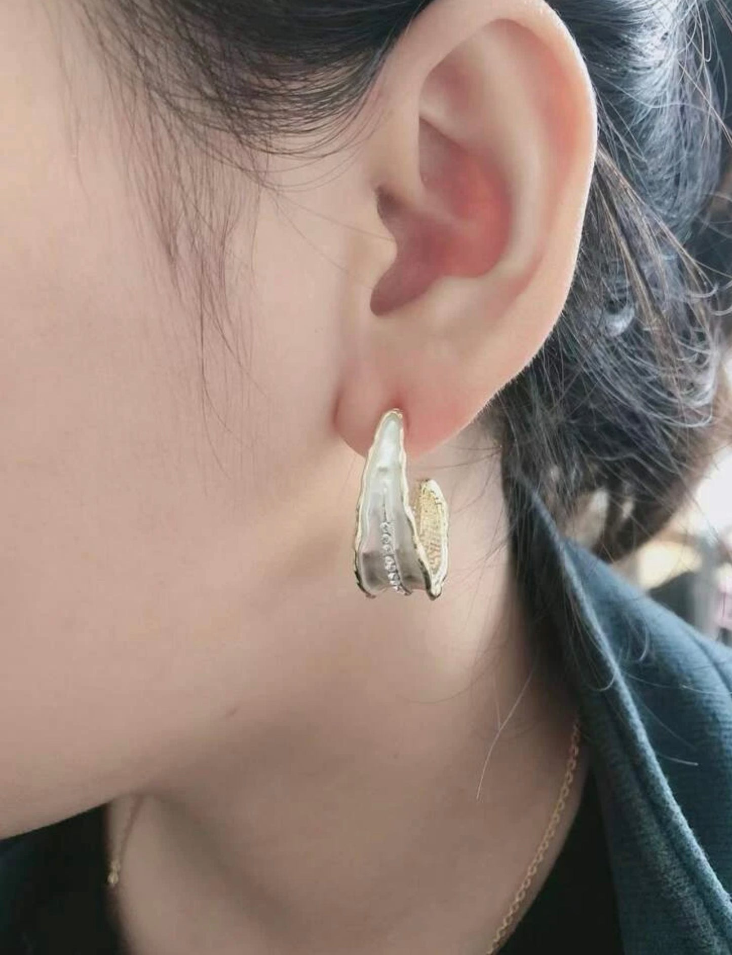 Leaf Cuff Earrings