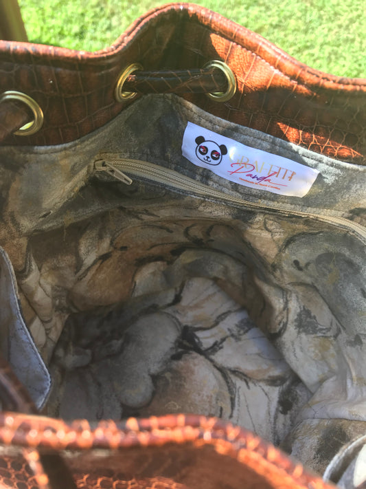 Chocolate Bucket Bag